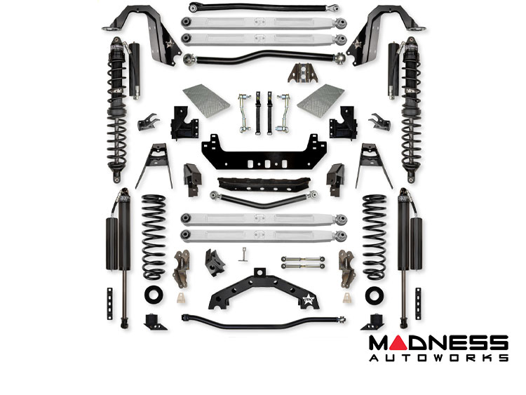 Jeep Wrangler JL Lift Kit - 4.5in - Adventure X2 - Pro Elite Long-Arm - 4DR Gas Model - Comp System Stage 1